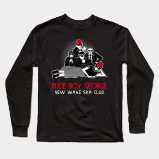 Rude Boy George - New Wave Ska Club Long Sleeve T-Shirt